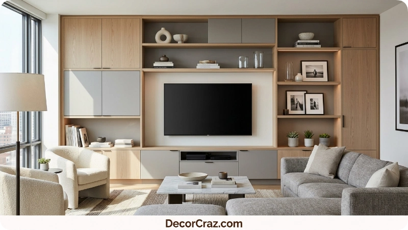 Built In Media Wall