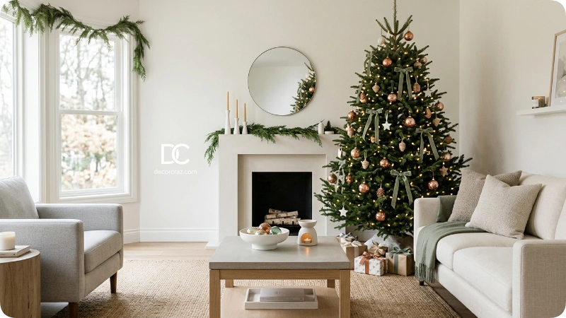 Christmas Decor From Looking Cluttered