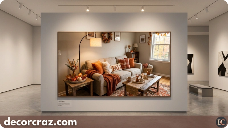 Decorate a Rented Living Room for Fall