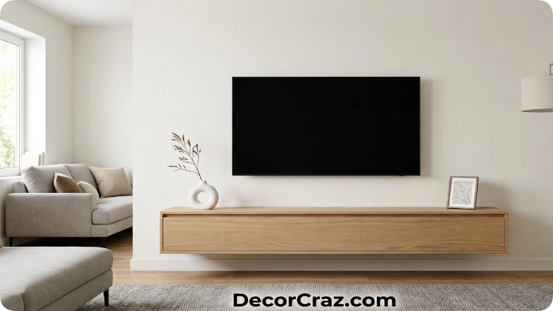 Floating Media Console