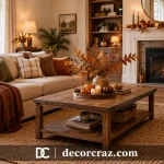 Living Room Fall Decor Ideas