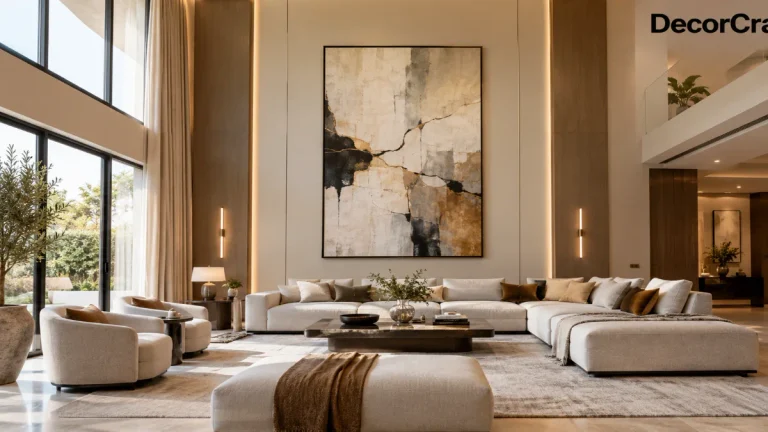 Living Room Large Wall Decor Ideas