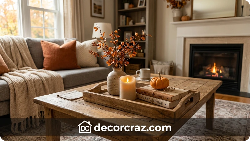 Style the Coffee Table for Fall