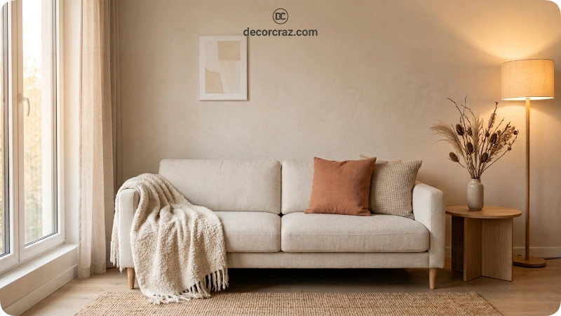 Try a Minimalist Fall Living Room