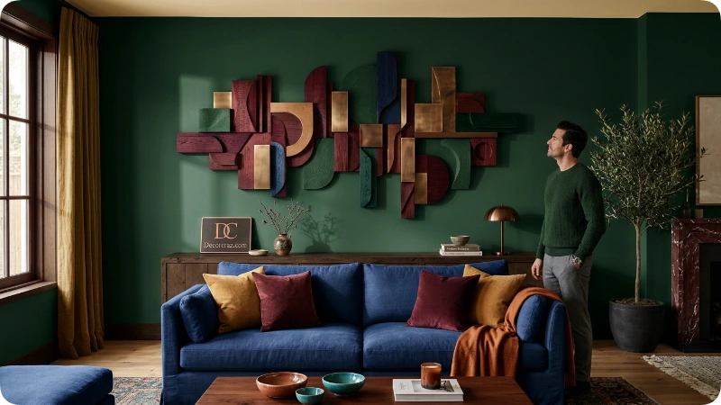 Create a Statement Wall With Sculptural Art