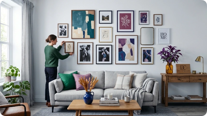 Design an Asymmetrical Gallery Wall