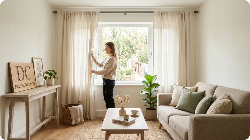 Hang Curtains to Emphasize Window Height