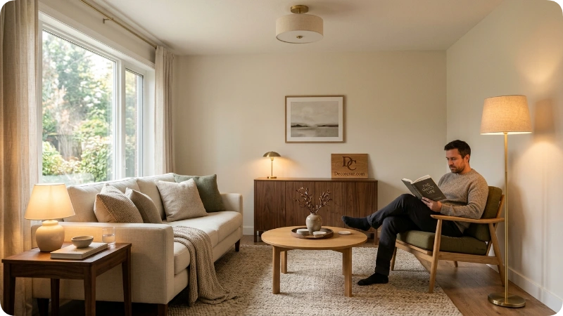 Layer Lighting for a More Functional Living Room