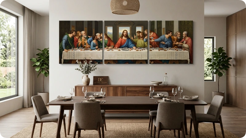 Multi Panel Last Supper Wall Art