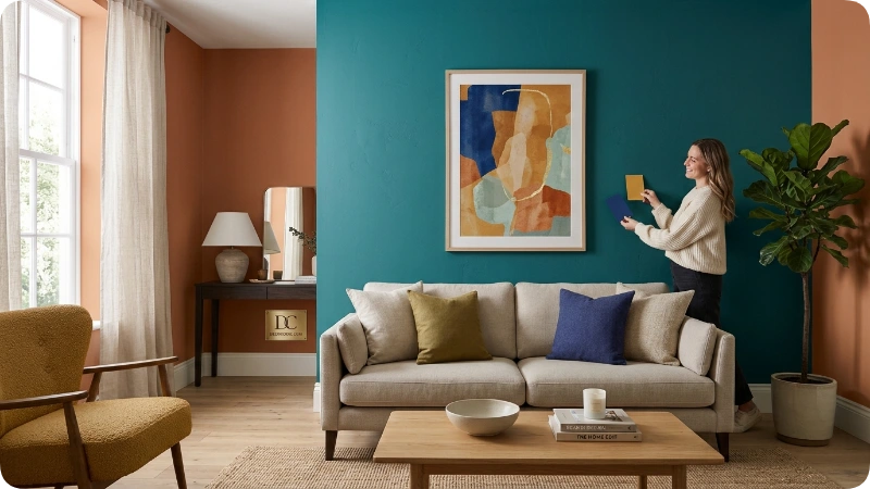 Paint an Accent Wall for a Clear Change