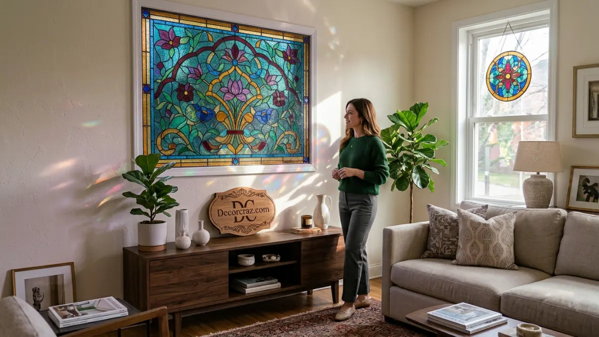 Stained Glass Wall Decor Ideas